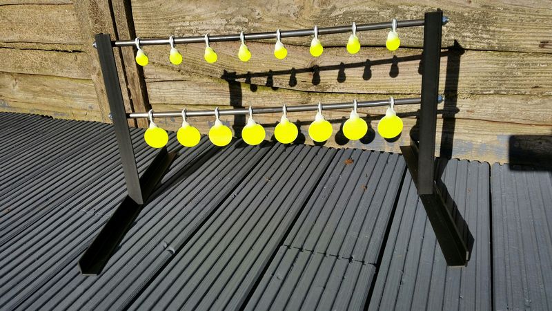 NRA Style Triple Cordless Resetting Airgun Target [CR03-NRA-TH] - £40. ...