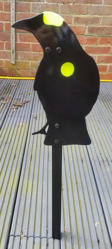 Crow Kill Zone Resetting Airgun Target on a spike