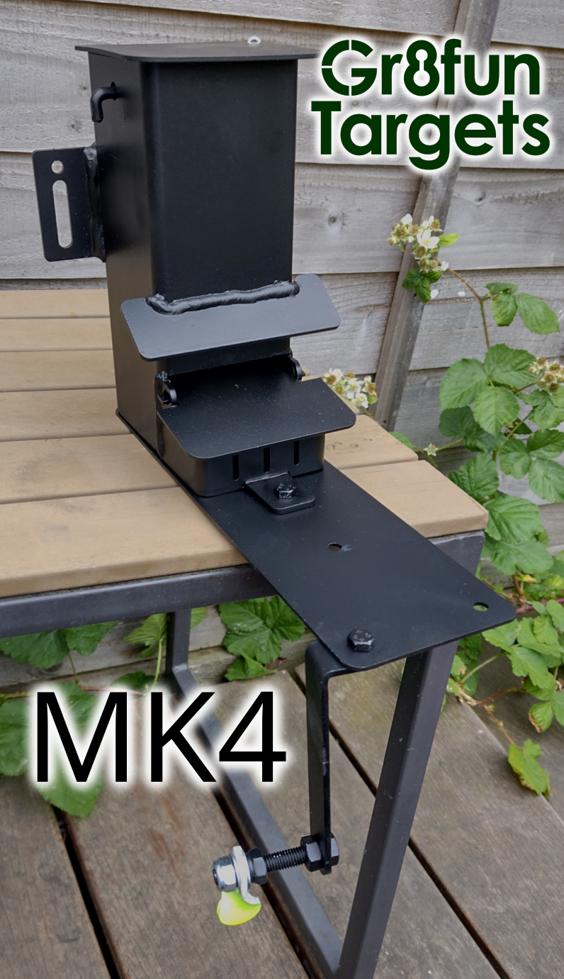 Steel Squirrel Feeder by Gr8fun Targets with Zeroing Spinner