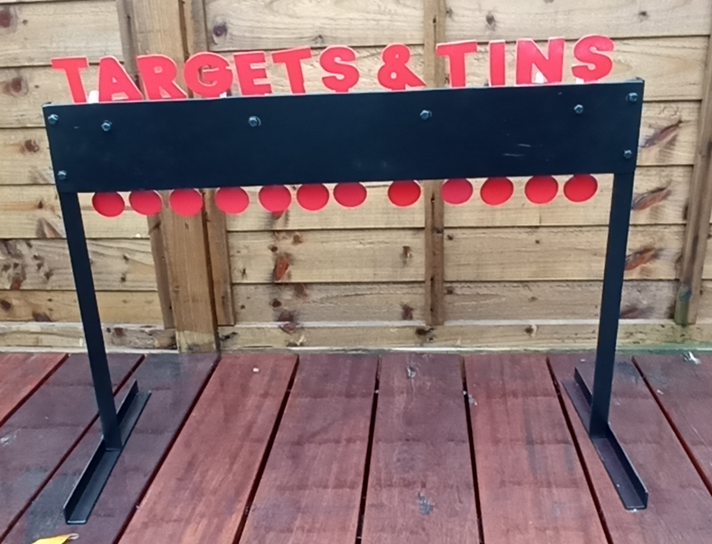 Custom Cordless Resetting Airgun Target (Price per letter)